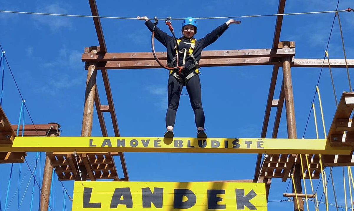 Lanové bludiště Landek